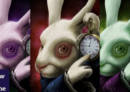 Rabbit With Clock Symbolism in Storytelling